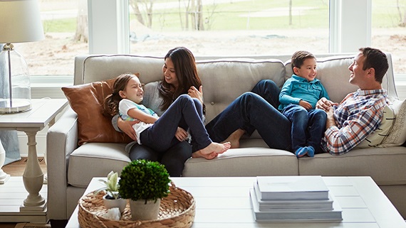 energy efficient grants for homeowners ny image of happy family relaxing at home